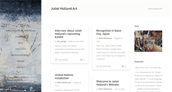 Desktop Screenshot of juliethollandart.com