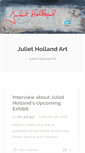 Mobile Screenshot of juliethollandart.com